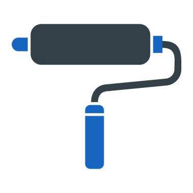 Boya silindiri ikonu. vektör illüstrasyonu