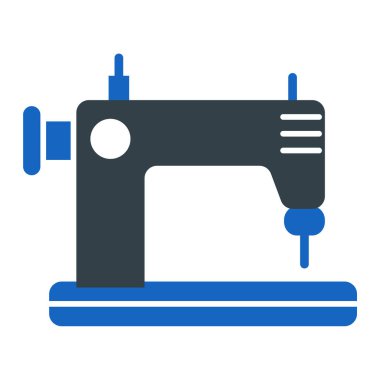 Dikiş makinesi simgesi vektör çizimi