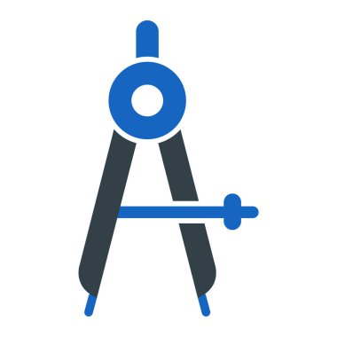 Pusula. Web simgesi basit illüstrasyon