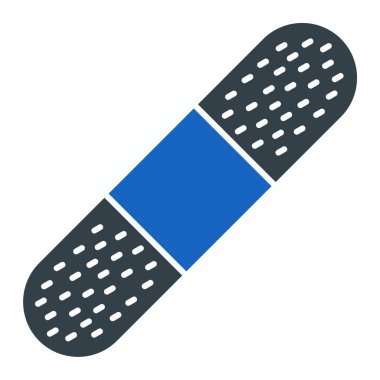 Tıbbi alçı ikonu. düz tasarım biçimi