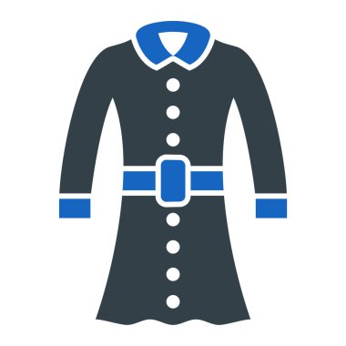 Kıyafetler. Web simgesi basit illüstrasyon