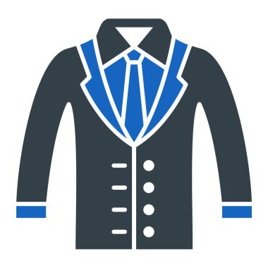 İş adamı. Web simgesi basit illüstrasyon