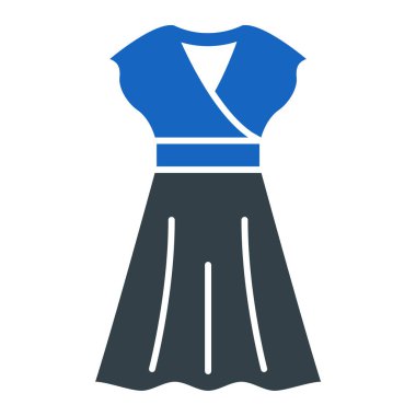 Elbise. Web simgesi basit illüstrasyon