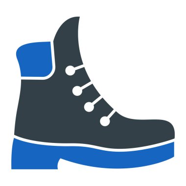 Ayakkabı. Web simgesi basit illüstrasyon