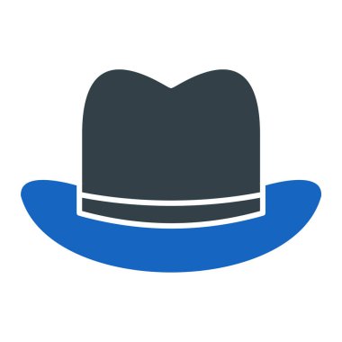 Şapka. Web simgesi basit illüstrasyon