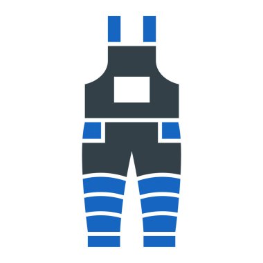 dalış yeleği ikonu vektör çizimi