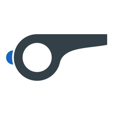 Islık. Web simgesi basit illüstrasyon