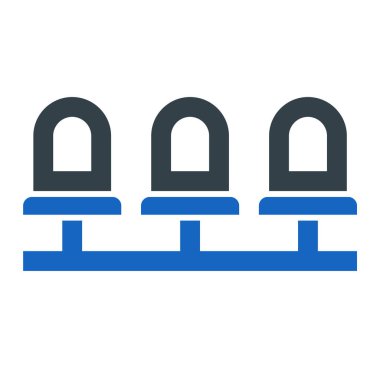 Modern b 'nin vektör illüstrasyonu eksik simgesi