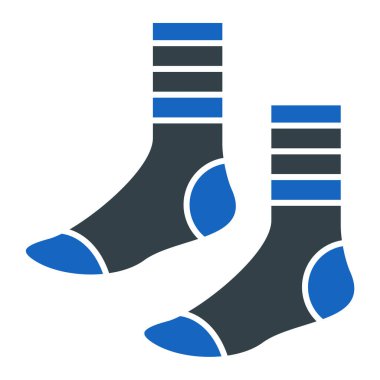 Çorap ikonu. vektör illüstrasyonu