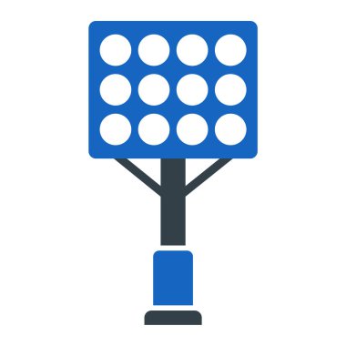 Stadyum. Web simgesi basit illüstrasyon