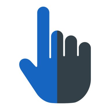 El imleç simgesi. vektör illüstrasyonu