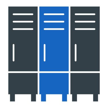 Gardırop. Web simgesi basit illüstrasyon