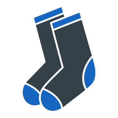 Çorap ikonu. vektör illüstrasyonu