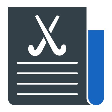 Belge. Web simgesi basit illüstrasyon