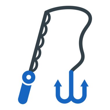 kanca ikon vektör illüstrasyonu