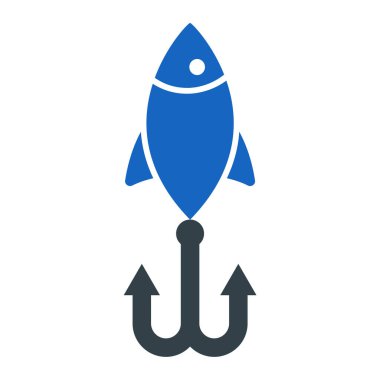 roket ikonu vektör illüstrasyonu