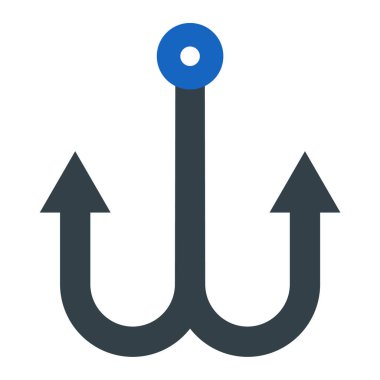 Çapa. Web simgesi basit illüstrasyon