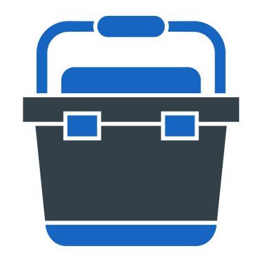 Alet çantası. Web simgesi basit illüstrasyon