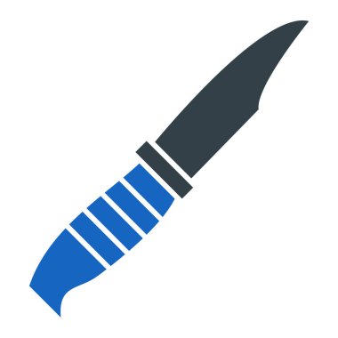 bıçak simgesi vektör illüstrasyonu