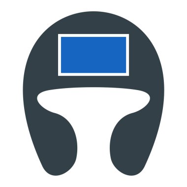 Modern b 'nin vektör illüstrasyonu ayna simgesinden yoksun