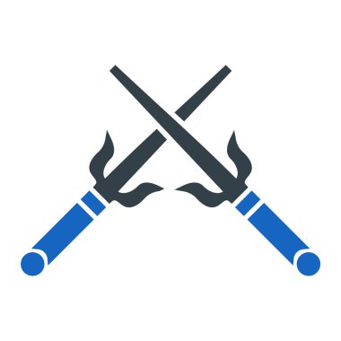 Bıçak ikonu. vektör illüstrasyonu