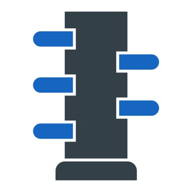 Köprü. Web simgesi basit illüstrasyon