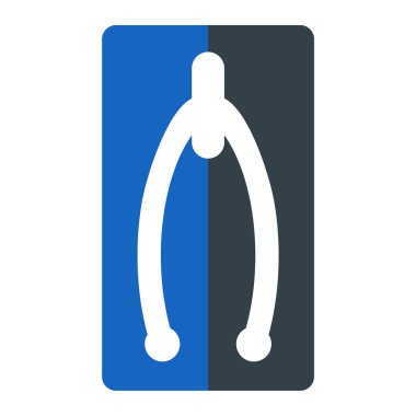 Bıçak. Web simgesi basit tasarım