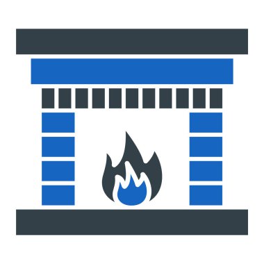 Yangın. Web simgesi basit illüstrasyon