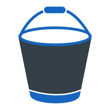 Kova. Web simgesi basit illüstrasyon