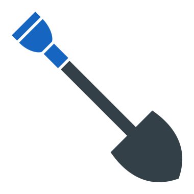 kürek simgesi vektör illüstrasyonu