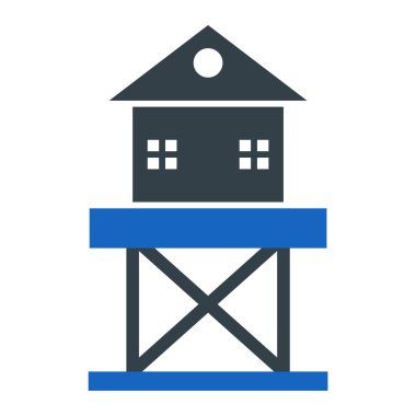 Ev. Web simgesi basit illüstrasyon