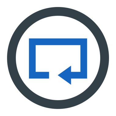 ok vektör simgesi. biçim düz semboldür