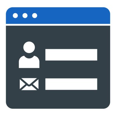 kullanıcı arayüzü simgesi, vektör illüstrasyonu