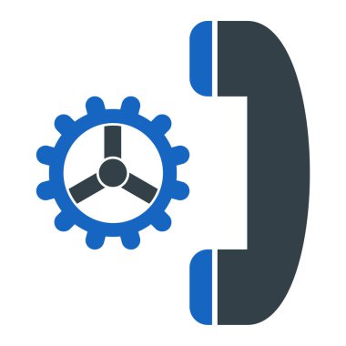 dişli simgesi vektör illüstrasyonu