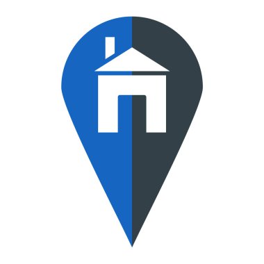 ev simgesi vektör illüstrasyonu