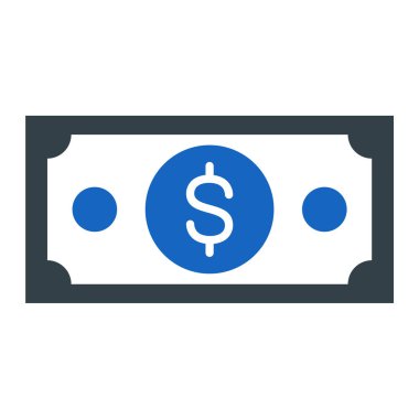 Para için. Web simgesi basit illüstrasyon