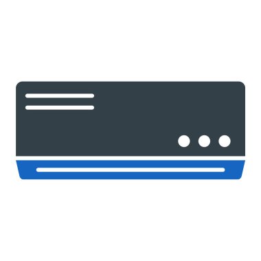 Klima ikonu. Web için su ısıtıcı vektör simgelerinin özet çizimi