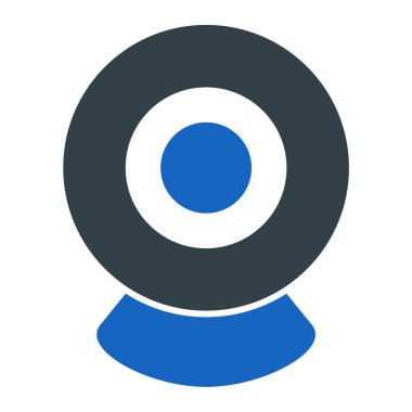 Kamera. Web simgesi basit illüstrasyon