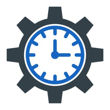 Saat. Web simgesi basit illüstrasyon