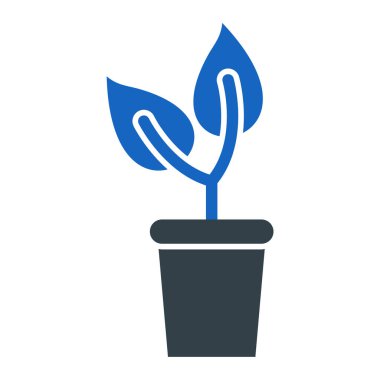 Bitki. Web simgesi basit tasarım