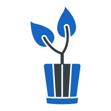 bitki simgesi vektör illüstrasyonu