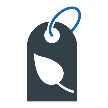 Etiket modern simgesinin vektör illüstrasyonu