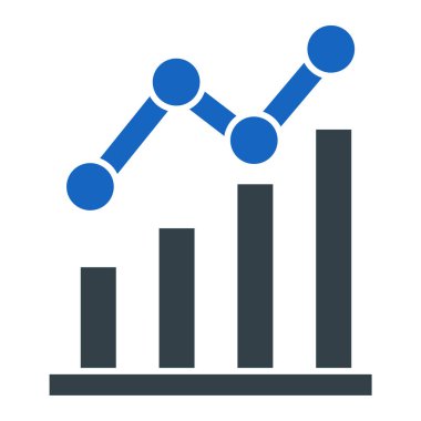 grafik ikonu vektör illüstrasyonu