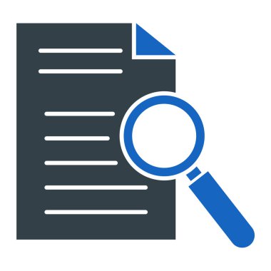 Arama simgesi vektör illüstrasyonu