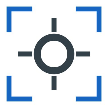 Hedef. Web simgesi basit tasarım