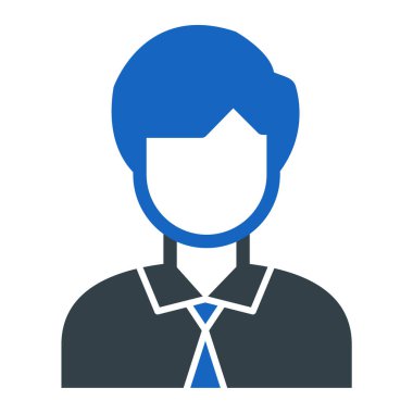 avatar. Web simgesi basit illüstrasyon