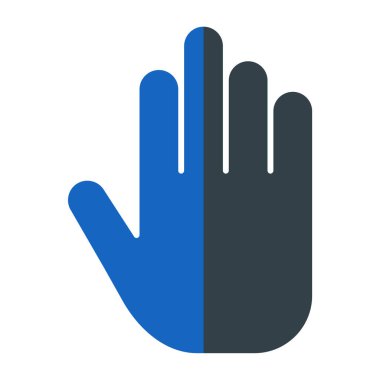 el simgesi vektör illüstrasyonu