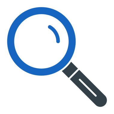 büyütme cam vektör simgesi