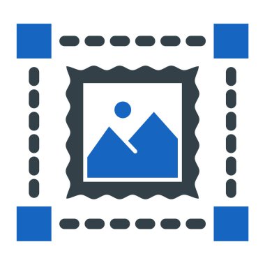 fotoğraf çerçevesi vektör illüstrasyon tasarımı