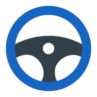 Direksiyon simidi. Web simgesi